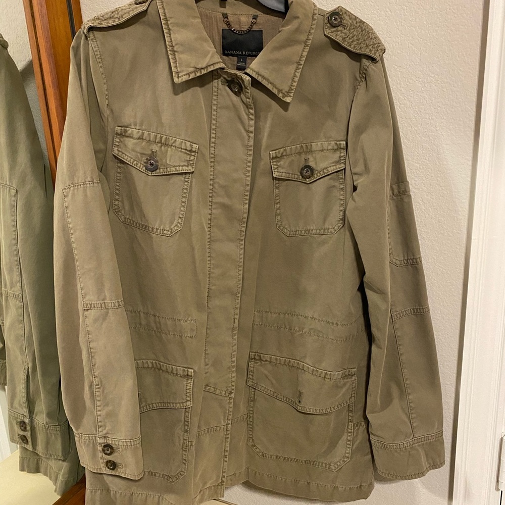 Army green shacket
